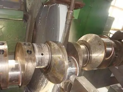 Repair of mechanical parts - gas welding repair process 